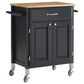 Homestyles Dolly Madison Kitchen Cart in Black, , large