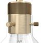 Hunter Van Nuys 1-Light Mini Pendant in Alturas Gold, , large