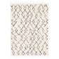 Surya Berber Shag BBE2301 6"7" x 9" Charcoal and Beige Area Rug, , large