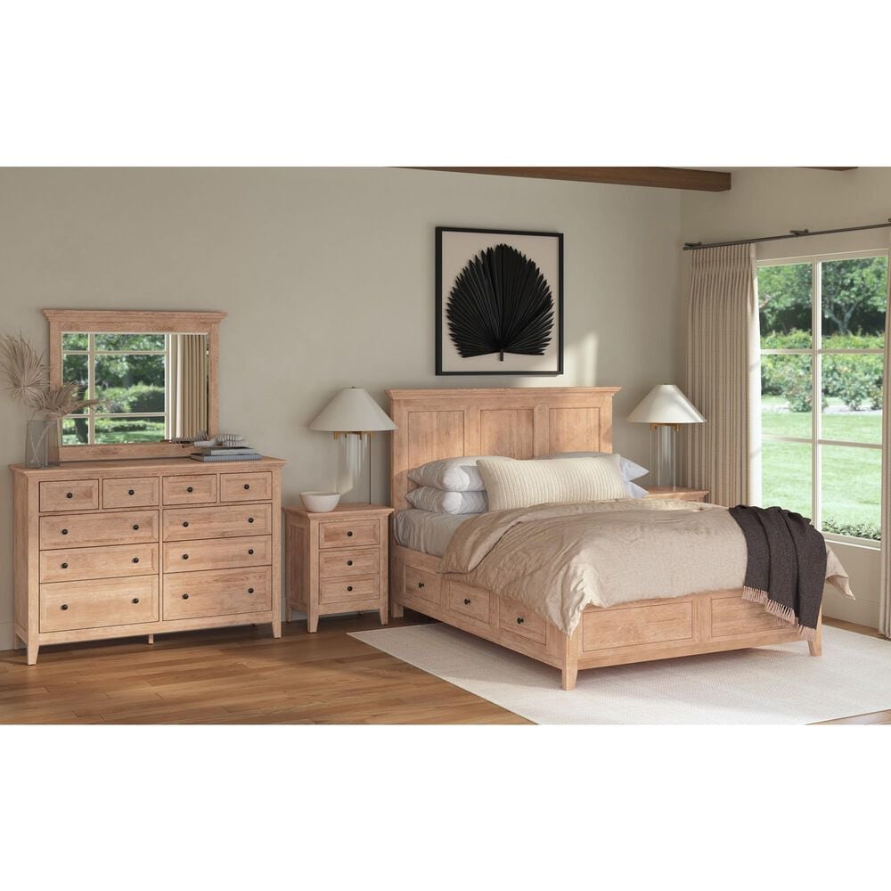 Hawthorne Furniture San Mateo 3-Drawer Nightstand in Wheat, , large