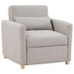 Lifestyle Solutions Conley Convertible Chair in Light Grey, , large