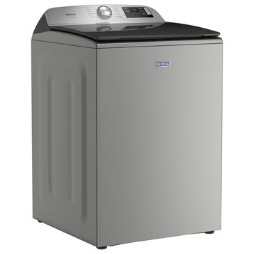 Maytag 5.2 Cu. Ft. Smart Pet Pro Top Load Agitator Washer in Classic SIlver, , large