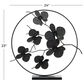 Maple and Jade Leaves Sculpture in Black, , large