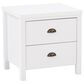 CorLiving Boston Nightstand in White, , large