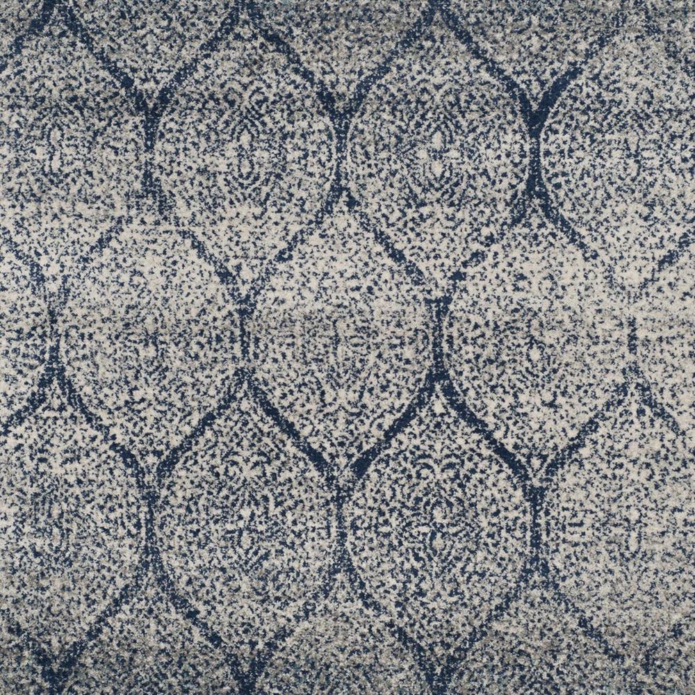 Safavieh Madison MAD604G-5R 5&#39; Round Navy/Silver Area Rug, , large