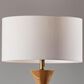 Adesso Rebecca Floor Lamp in Natural and Antique Brass, , large