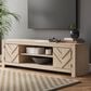 Ashley Cayboni 71" Large TV Stand with Fireplace Option in Tan, , large