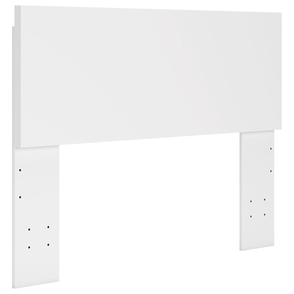 Ashley Onita Full Panel Platform Bed with 2 Side Storage in White, , large