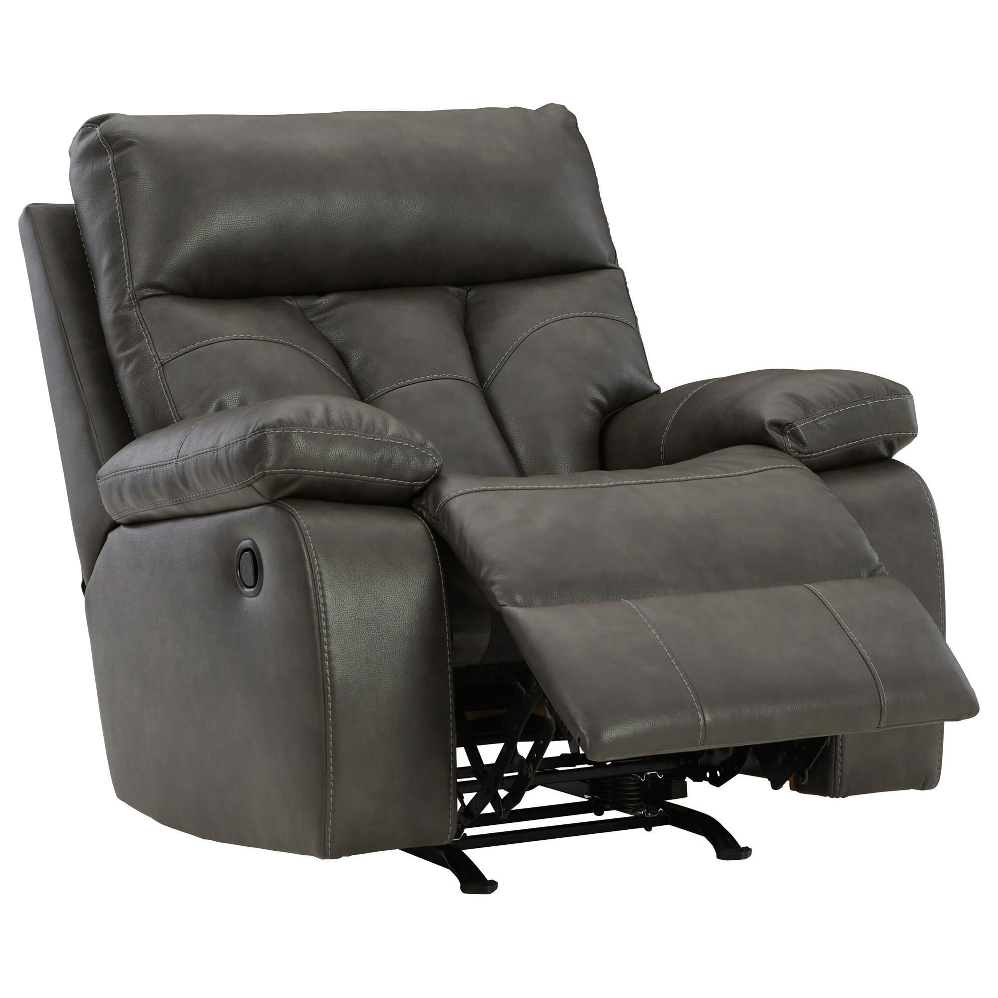 Signature Design by Ashley Willamen Rocker Recliner in Quarry NFM