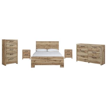 Signature Design by Ashley Hyanna 5-Piece Queen Bedroom Set in Golden Rustic, , large