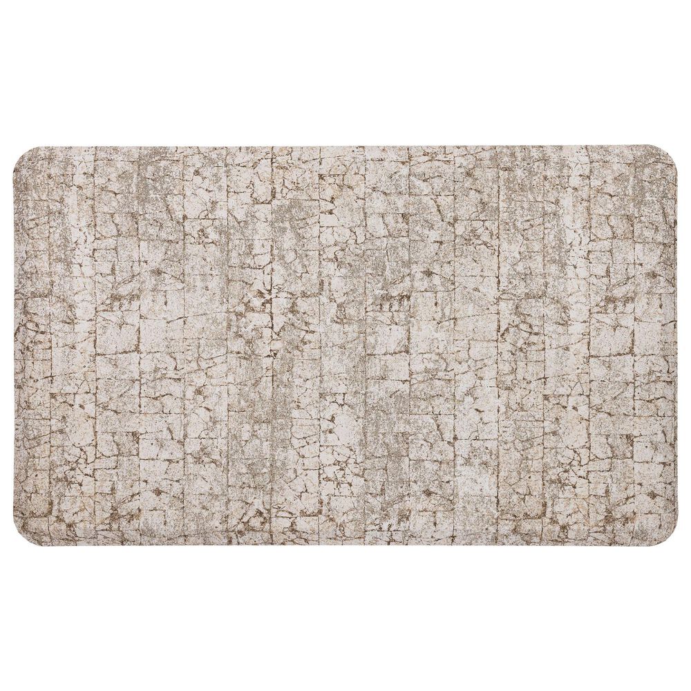 Mohawk Dri-Pro Deluxe Salten 1"8" x 3"6" Tan Door Mat, , large