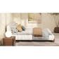 Jennifer Taylor Home Alpine Puffy Modern King Platform Bed in Ivory White, , large