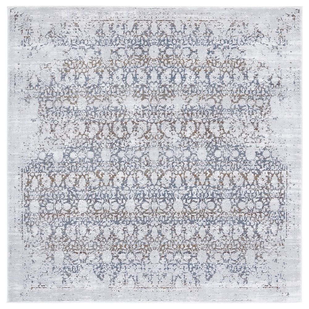 Safavieh Craft CFT939F 6"7" Square Grey and Gold Area Rug, , large