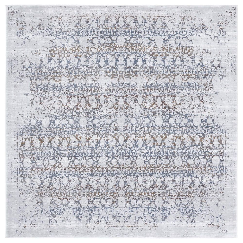 Safavieh Craft CFT939F 6"7" Square Grey and Gold Area Rug, , large