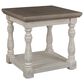 Ashley Havalance Rectangular End Table in Gray and White, , large