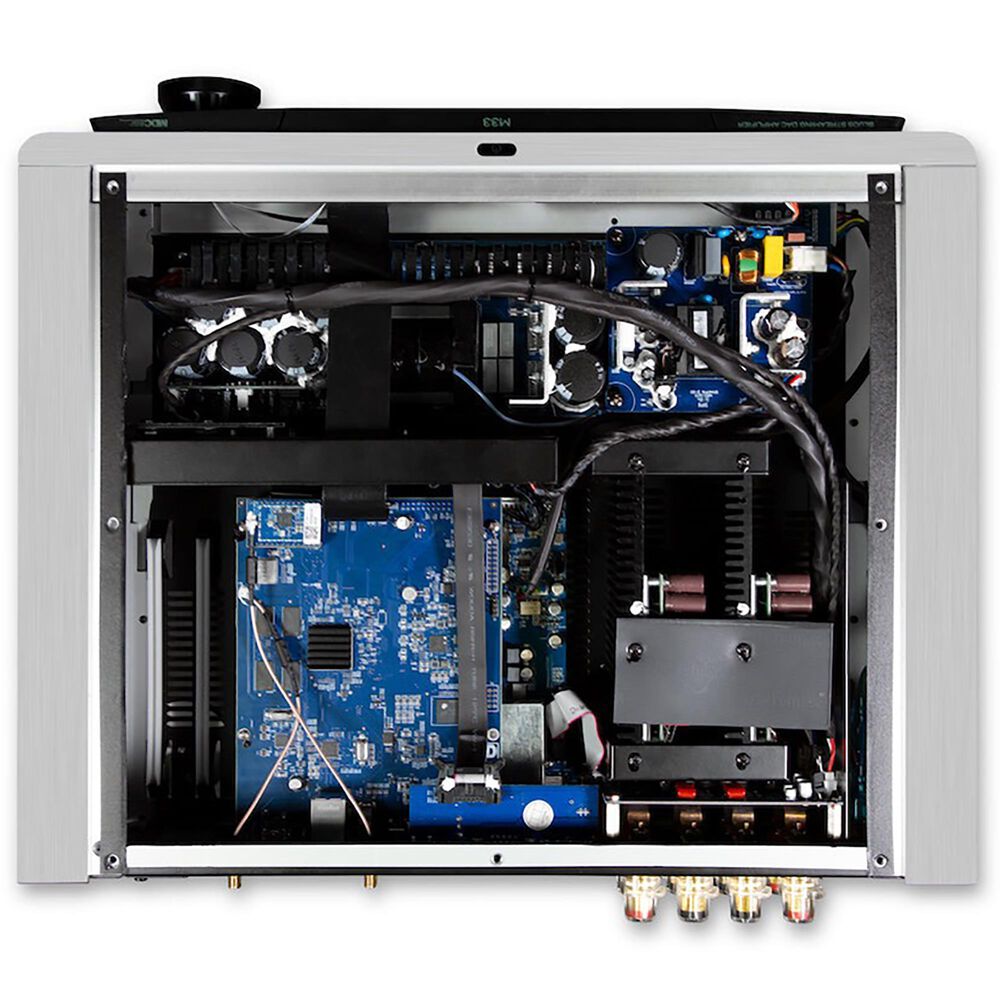 Lenbrook BluOS Streaming DAC Amplifier in Black and Silver, , large