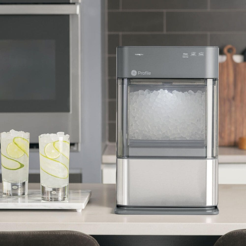 GE Profile Opal 2.0 Nugget Ice Maker without Side Tank in Stainless Steel