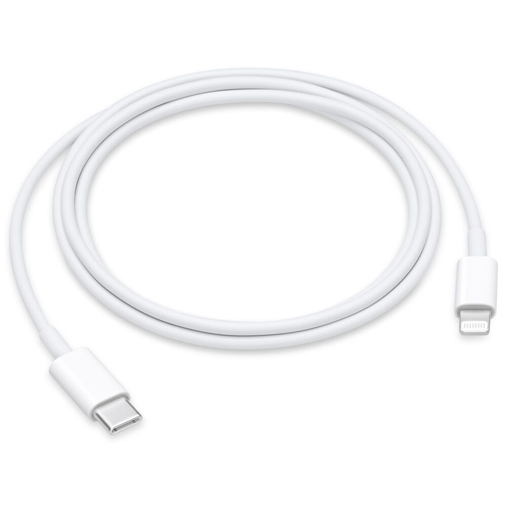 Apple 1-Meter USB-C to Lightning Cable in White, , large