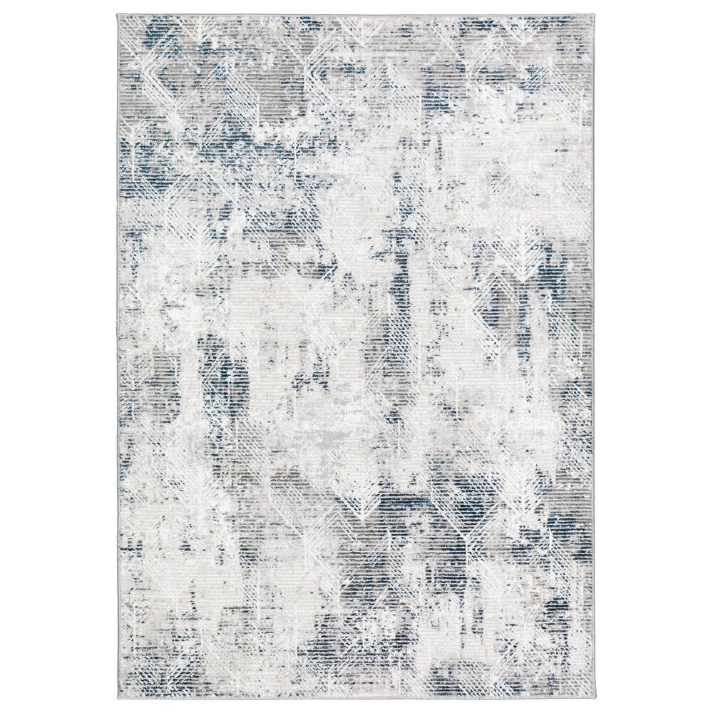 Dalyn Rug Company Rhodes Geometric 3"2" x 5"1" Grey Area Rug, , large