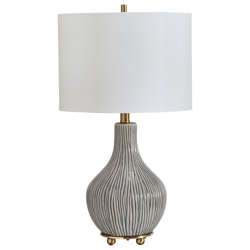 Ashley Judlen Table Lamp in Gray and Gold, , large