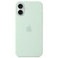 Apple Silicone Case with MagSafe for iPhone 16 Plus in Aquamarine, , large