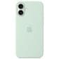 Apple Silicone Case with MagSafe for iPhone 16 Plus in Aquamarine, , large