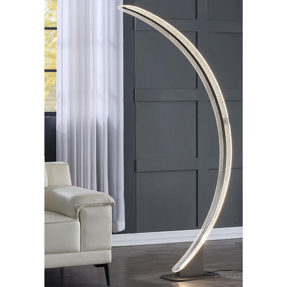 Anthony California 77" Acrylic Floor Lamp in Clear, , large