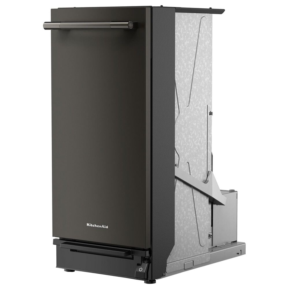 KitchenAid 15" Built-In Trash Compactor with Odor Management System in Black Ore, , large
