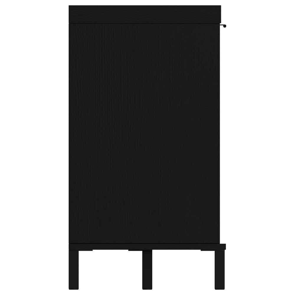 Classic Flame 56" TV Stand with Electric Fireplace in Black, , large