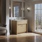 Kohler Alouette 36" Single Bathroom Vanity in Light Oak with 2 cm White Quartz Top and Rectangular Sink, , large