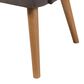 Baxton Studio Melody Stationary 3-Seater Settee Bench in Grey, , large