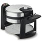 Cuisinart Belgian Round Flip Waffle Maker in Stainless Steel and Black, , large