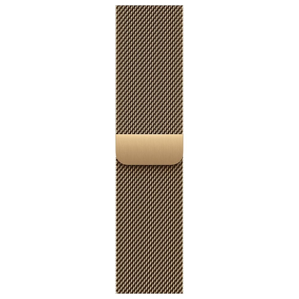 Apple Watch Series 12 (GPS + Cellular) 42mm Radiant Gold Titanium Case with Radiant Gold Milanese Loop, , large