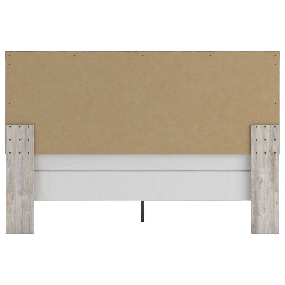 Ashley Broachmyn King Bed with Dresser and Nightstand in Light Gray, , large