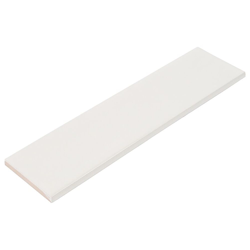 Soho Studio Vian White 2" x 10" Ceramic Tile, , large
