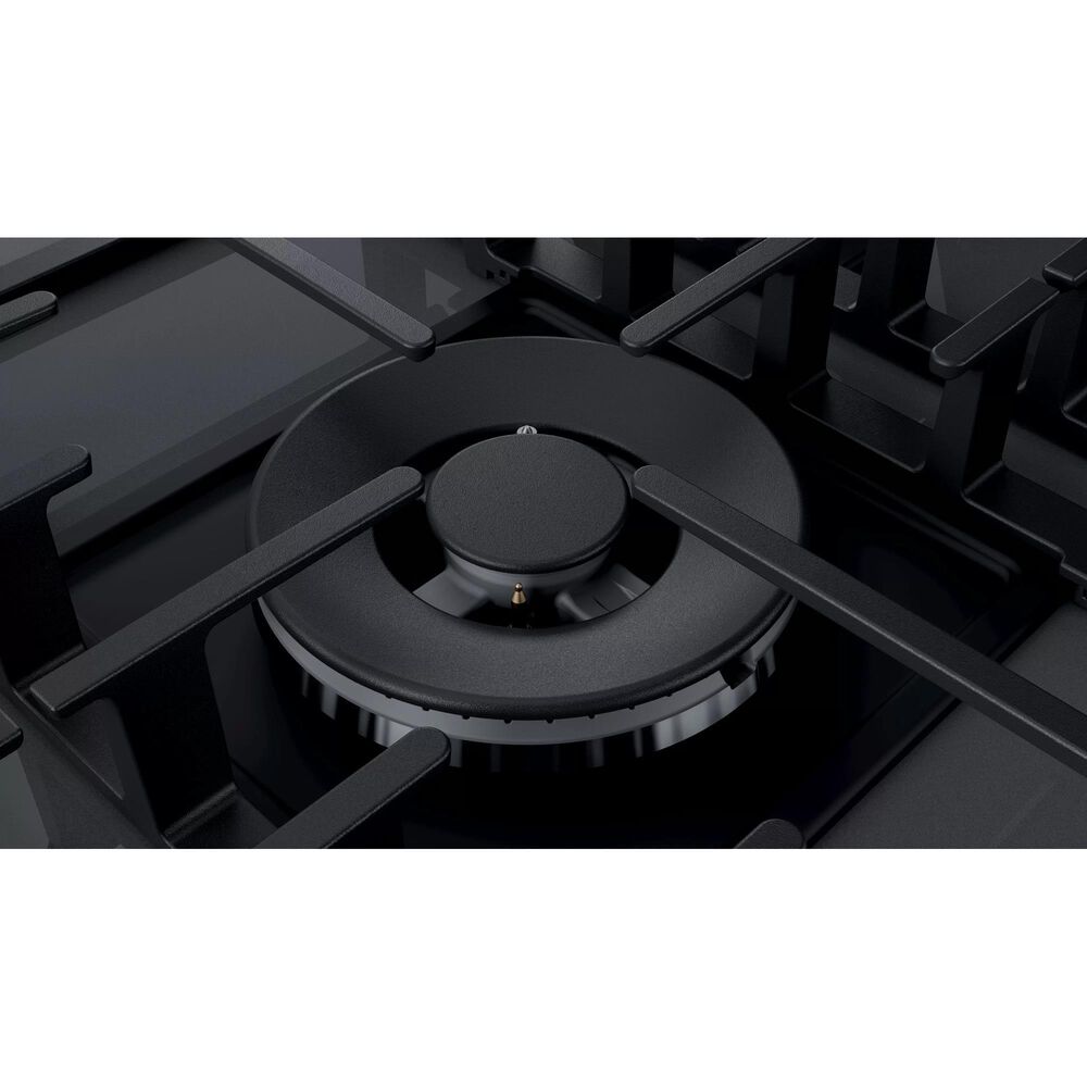 Bosch Benchmark 36" Tempered Glass Gas Cooktop in Dark Silver