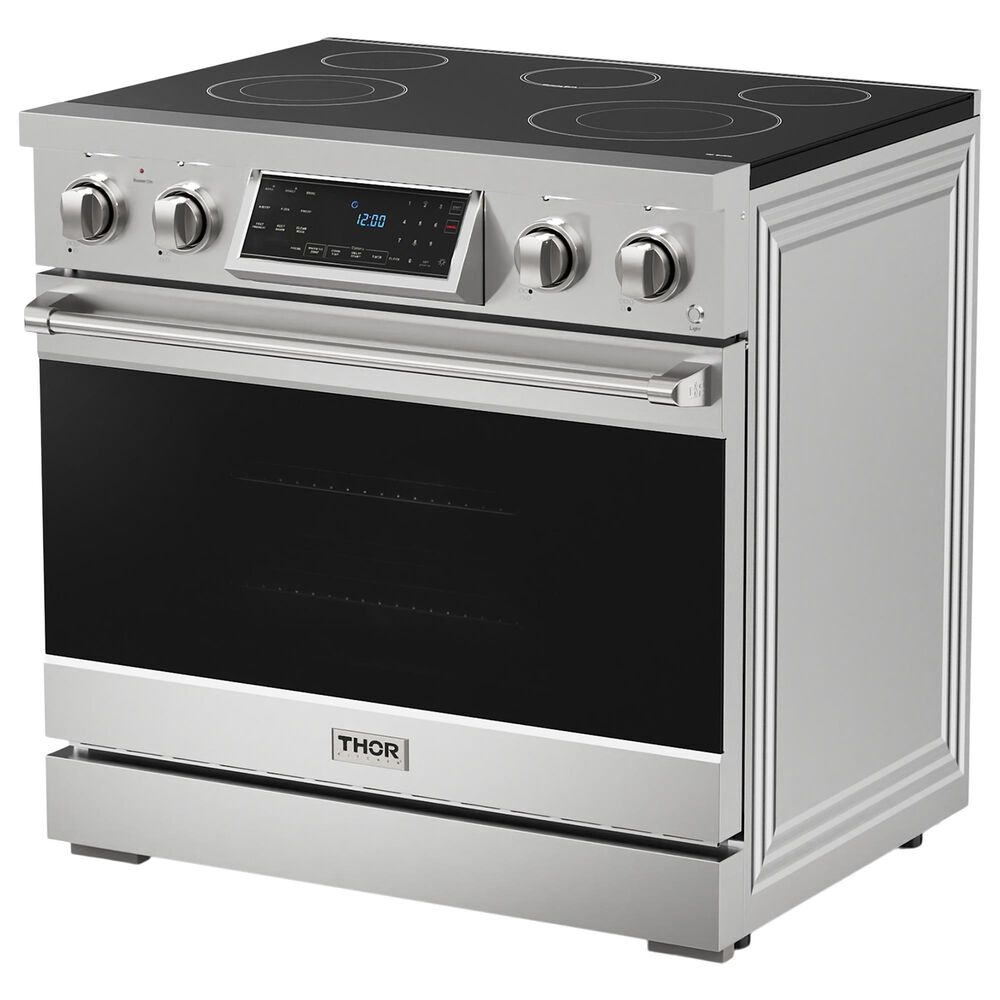 Thor Kitchen Gordon Ramsay 6 Cu. Ft. Professional Electric Range in Stainless Steel, , large
