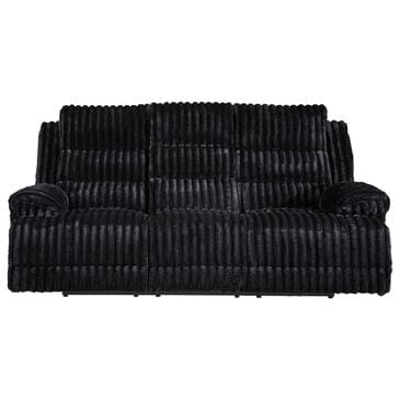 Ashley Rhines Falls Power Reclining Sofa in Onyx, , large