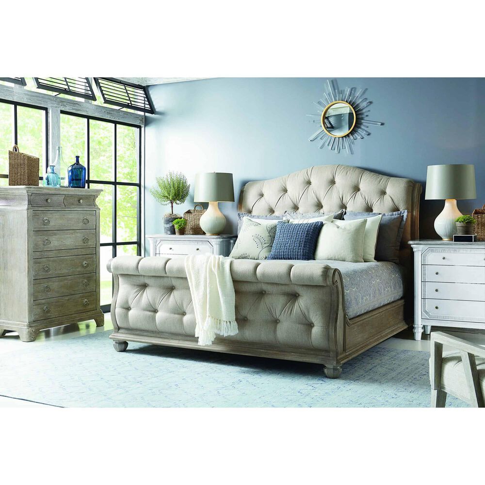 Vantage Summer Creek 3-Piece King Bedroom Set in Scrubbed Oak, , large