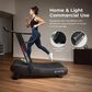 Sunny Health & Fitness Smart Ultra Manual Folding Treadmill in Black and Red, , large