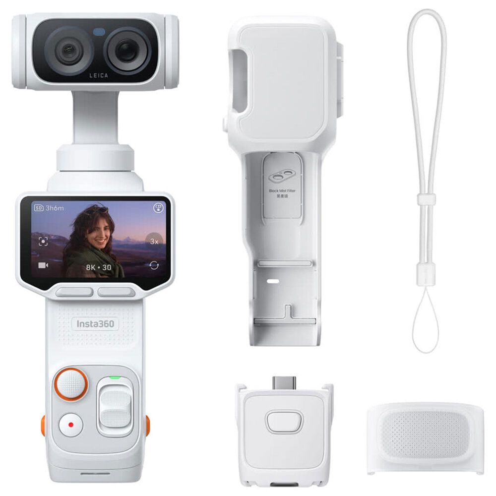 Insta360 Luna Ultra Standard Combo Action Camera in Stellar White, , large
