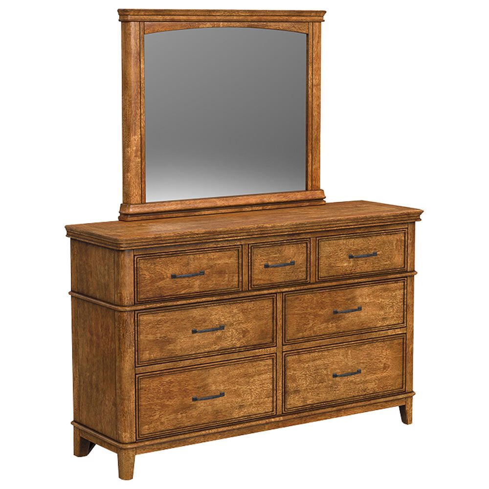 A-America Bandalier 3-Piece King Bedroom Set in Warm Russet, , large