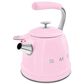 SMEG Retro Style 10-Cup Whistling Kettle in Pink, , large