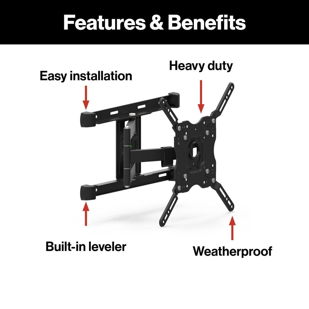 Furrion 75" Aurora Partial Sun Outdoor 4K LED UHD - Smart TV with Wall Mount in Black, , large