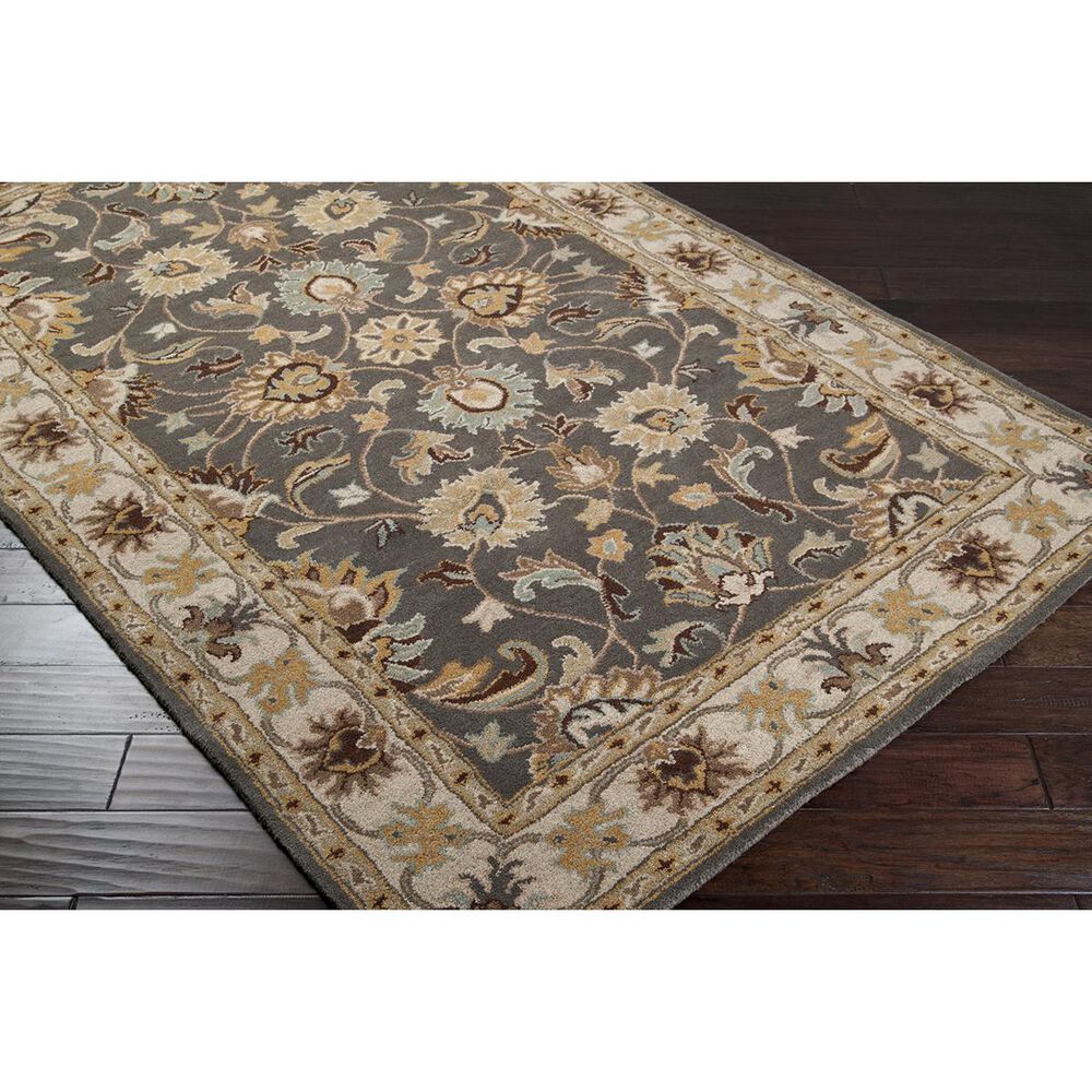 Surya Caesar CAE-1005 7&#39;6&quot; x 9&#39;6&quot; Charcoal and Khaki Area Rug, , large