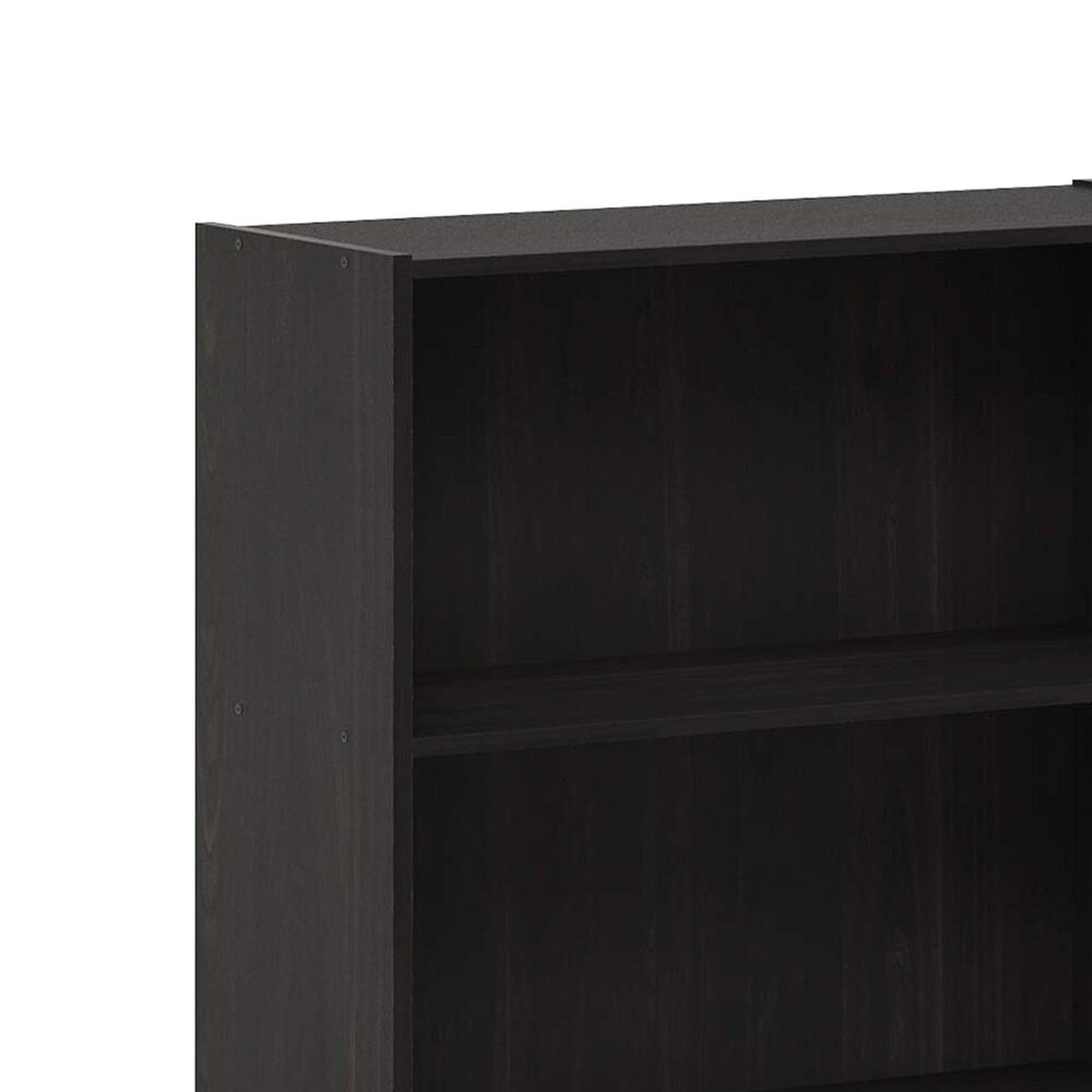 HOMLUX 4-Tier Open Shelf Bookcase in Espresso, , large