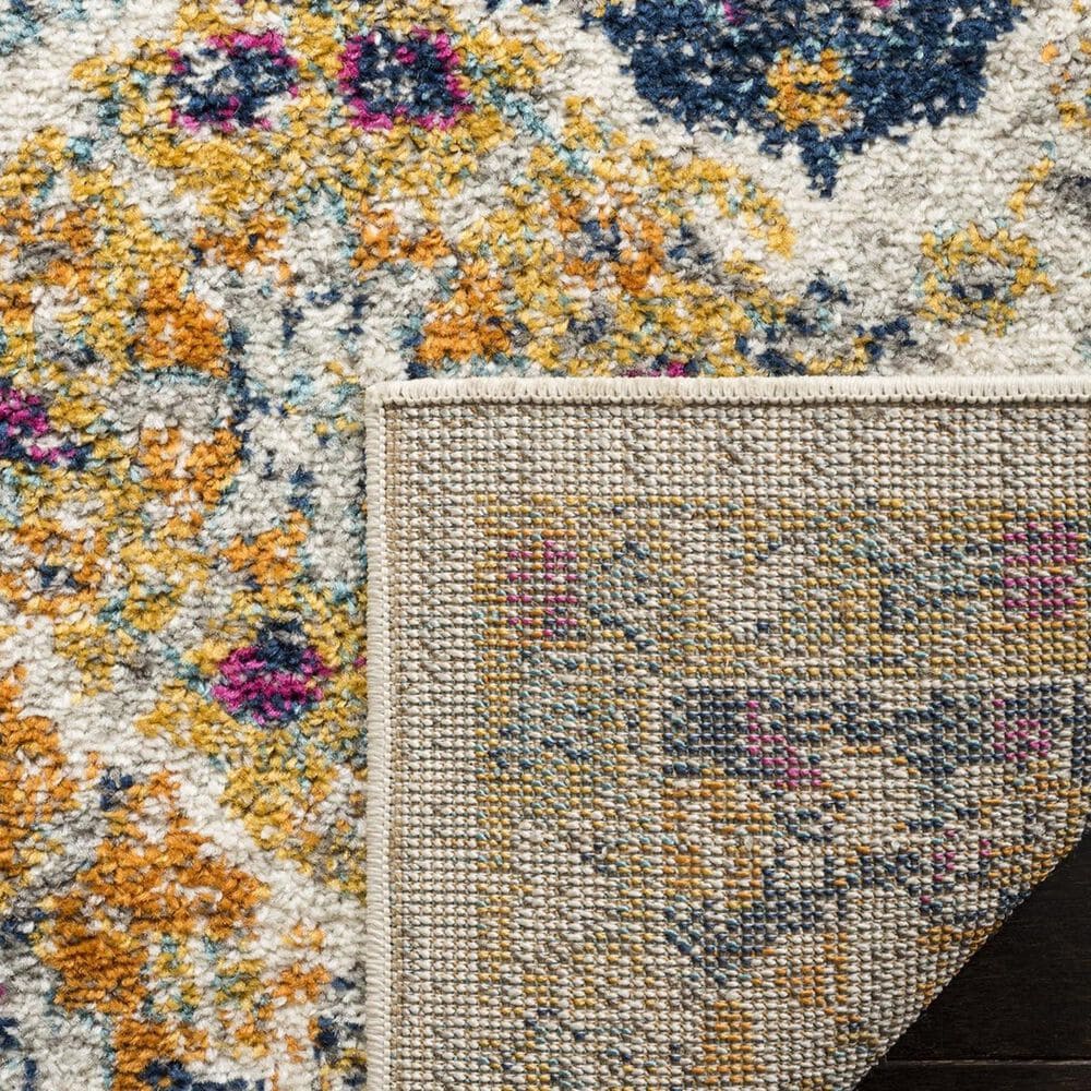 Safavieh Madison MAD611B-5 5&#39;1&quot; x 7&#39;6&quot; Cream/Multi Area Rug, , large