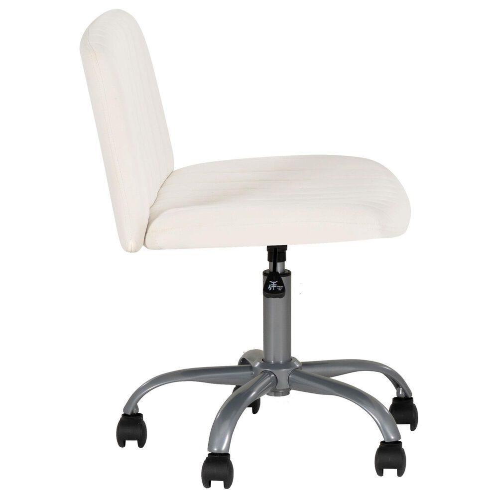 Linon Home Decor Stratton Office Chair in Off White, , large