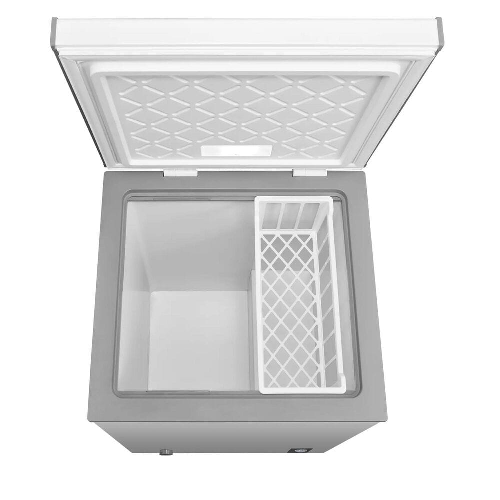 Midea 5.1 Cu. Ft. Convertible Chest Freezer with Removable Storage Basket in White, , large