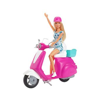 Barbie Doll and Scooter Set, , large